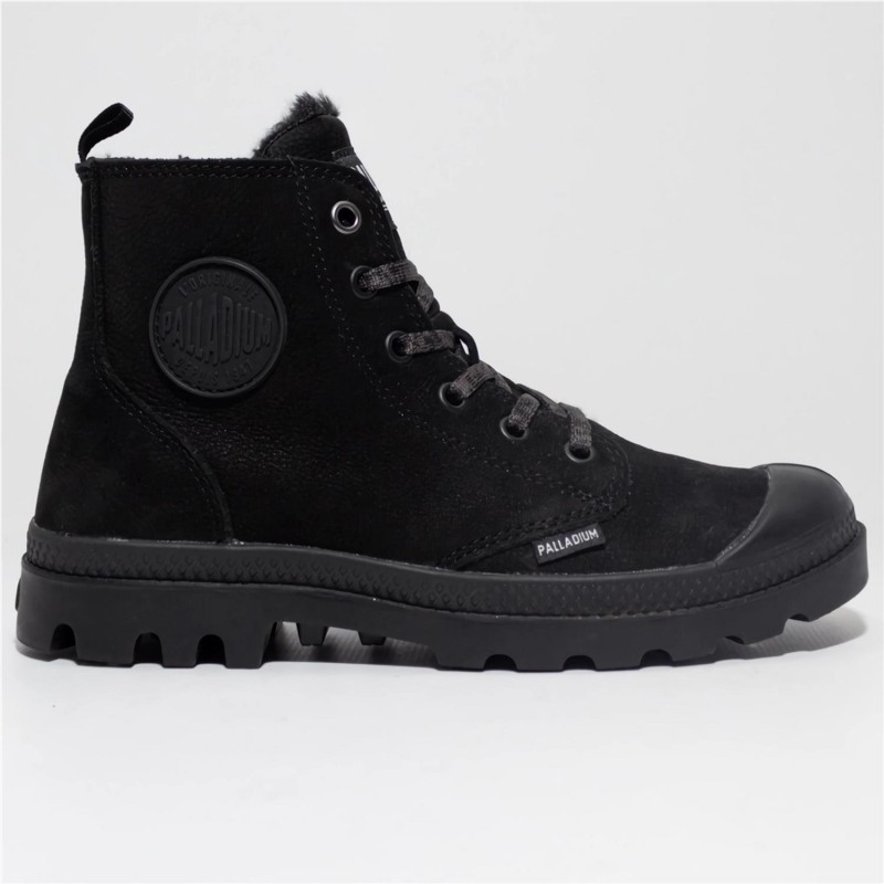 PALLADIUM PAMPA HI ZIP NEGRO NEGRO