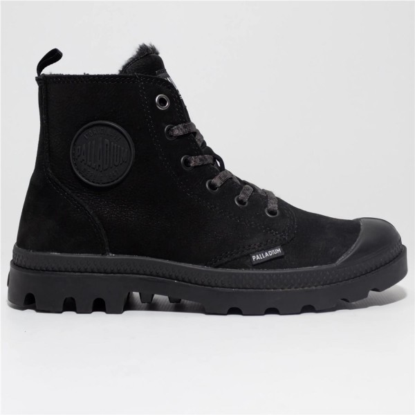 PALLADIUM PAMPA HI ZIP NEGRO NEGRO