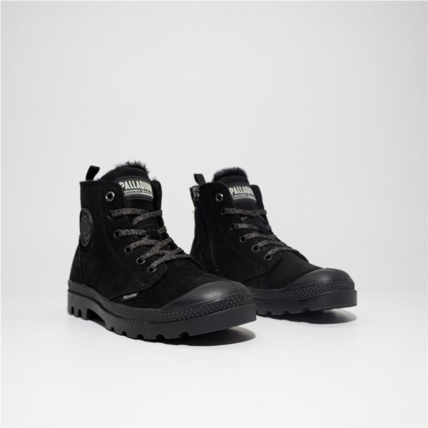 PALLADIUM PAMPA HI ZIP NEGRO NEGRO