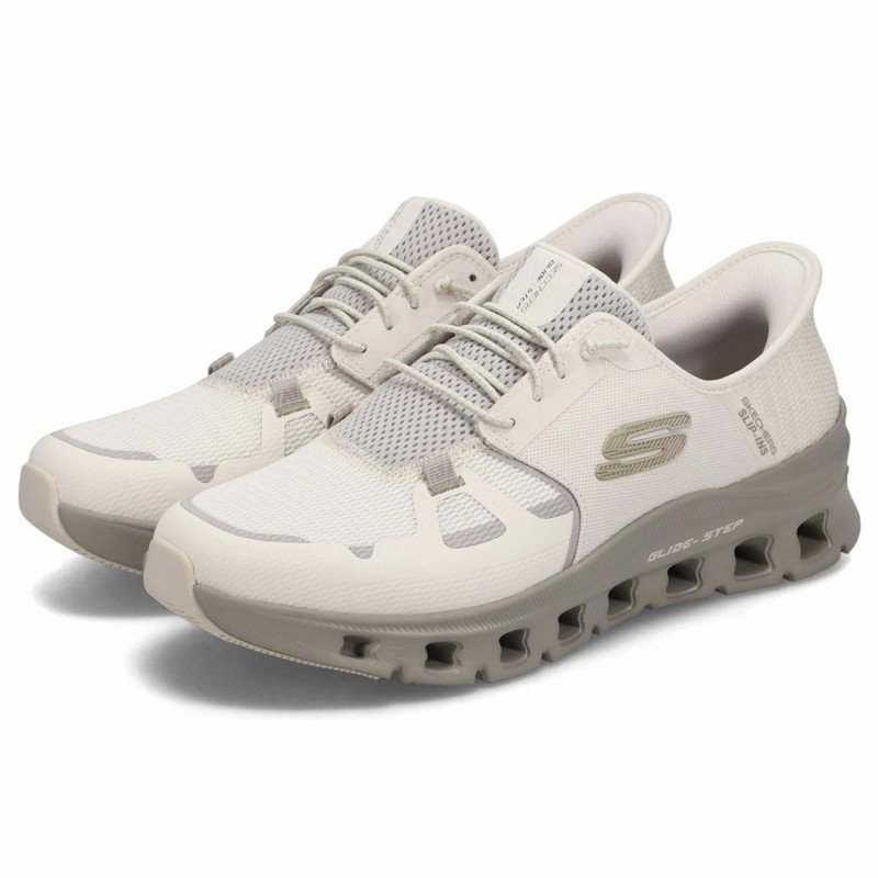 SKECHERS GLIDE-STEP SLIP INS BEIGE