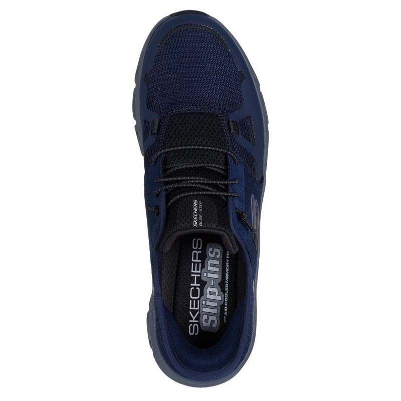 SKECHERS GLIDE-STEP SLIP INS AZUL MARINO