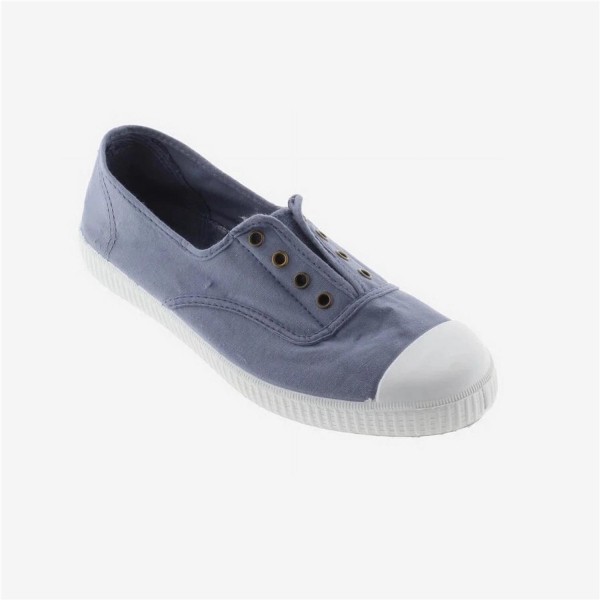 VICTORIA INGLESA LONA ELÁSTICO AZUL