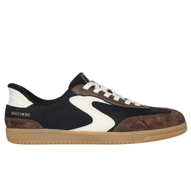 SKECHERS HOTSHOT COURT NEGRO MARRON
