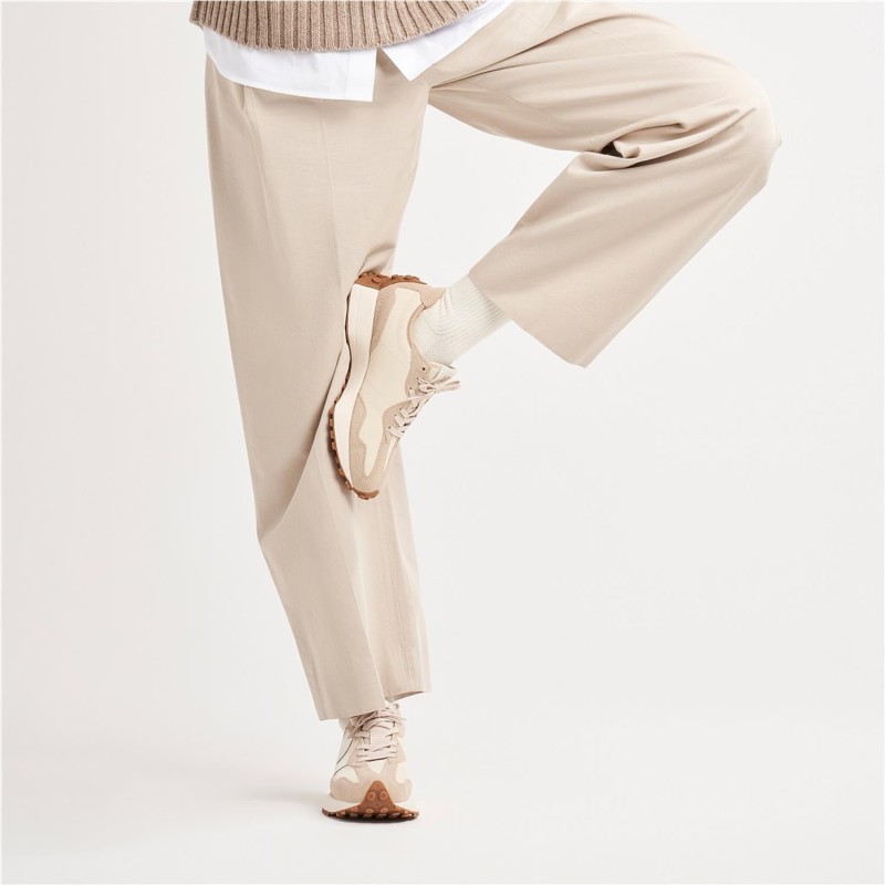 NEW BALANCE 327 BEIGE BLANCO