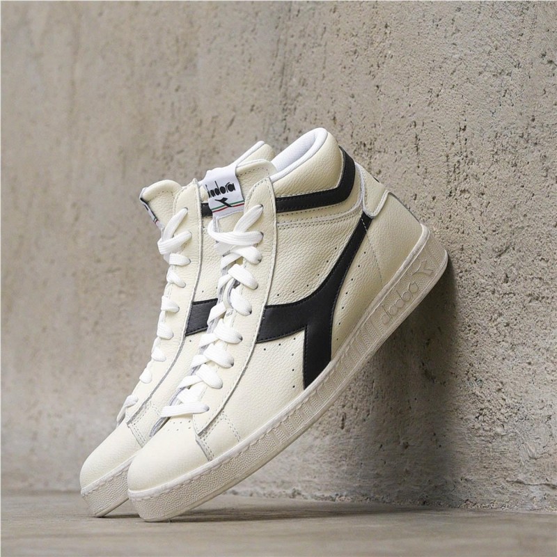 DIADORA GAME HIGH WAXED BLANCO NEGRO