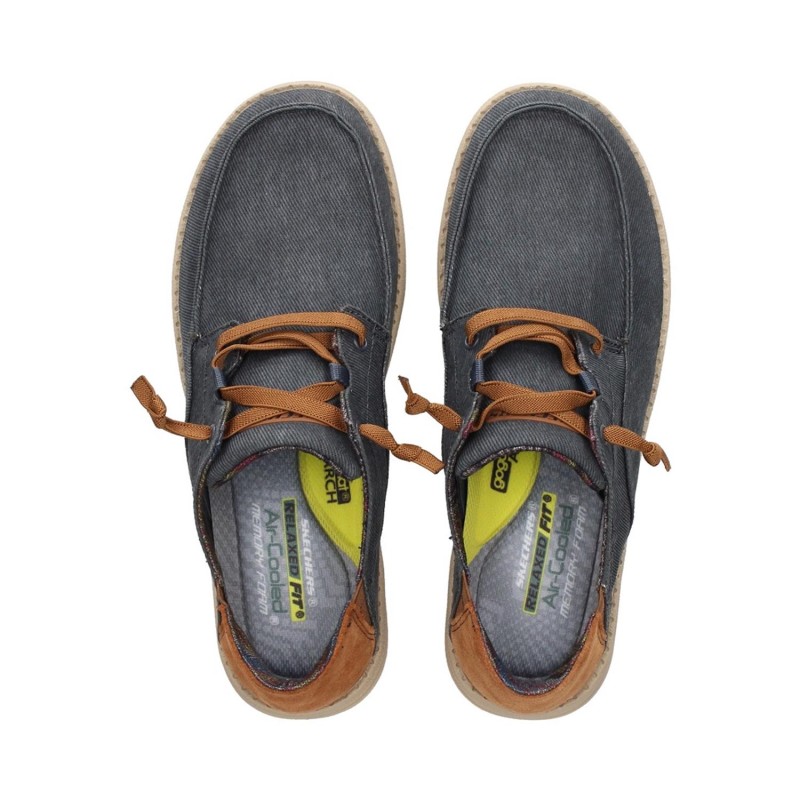 SKECHERS MELSON PLANON AZUL MARINO