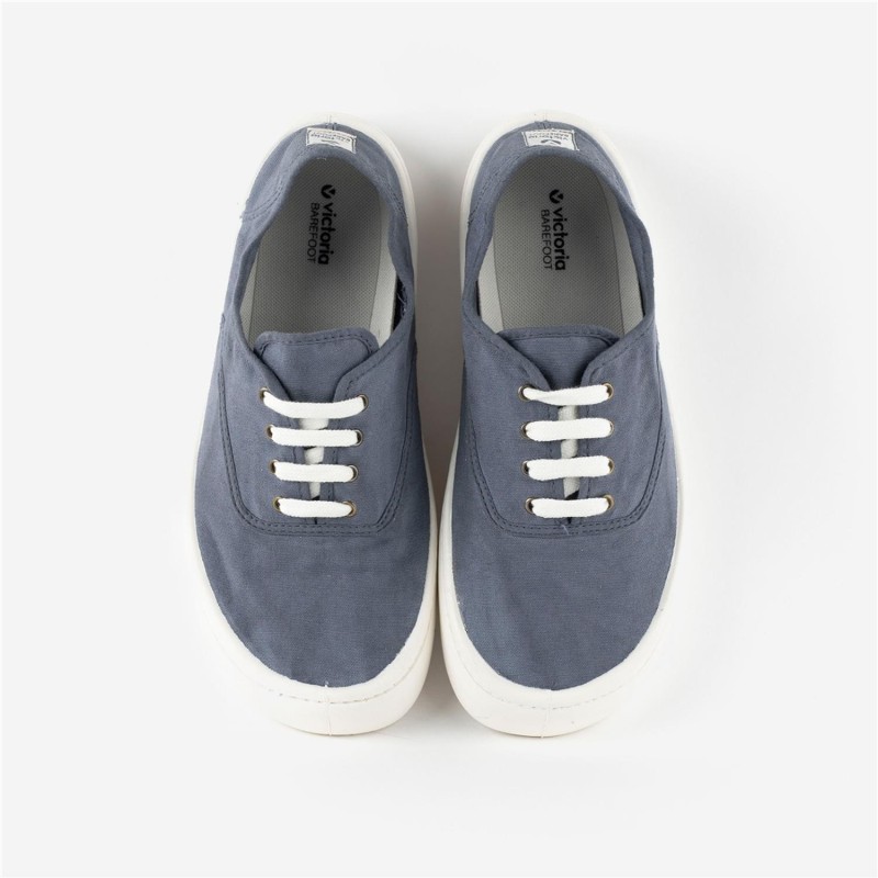 VICTORIA OLMO BAREFOOT LONA AZUL